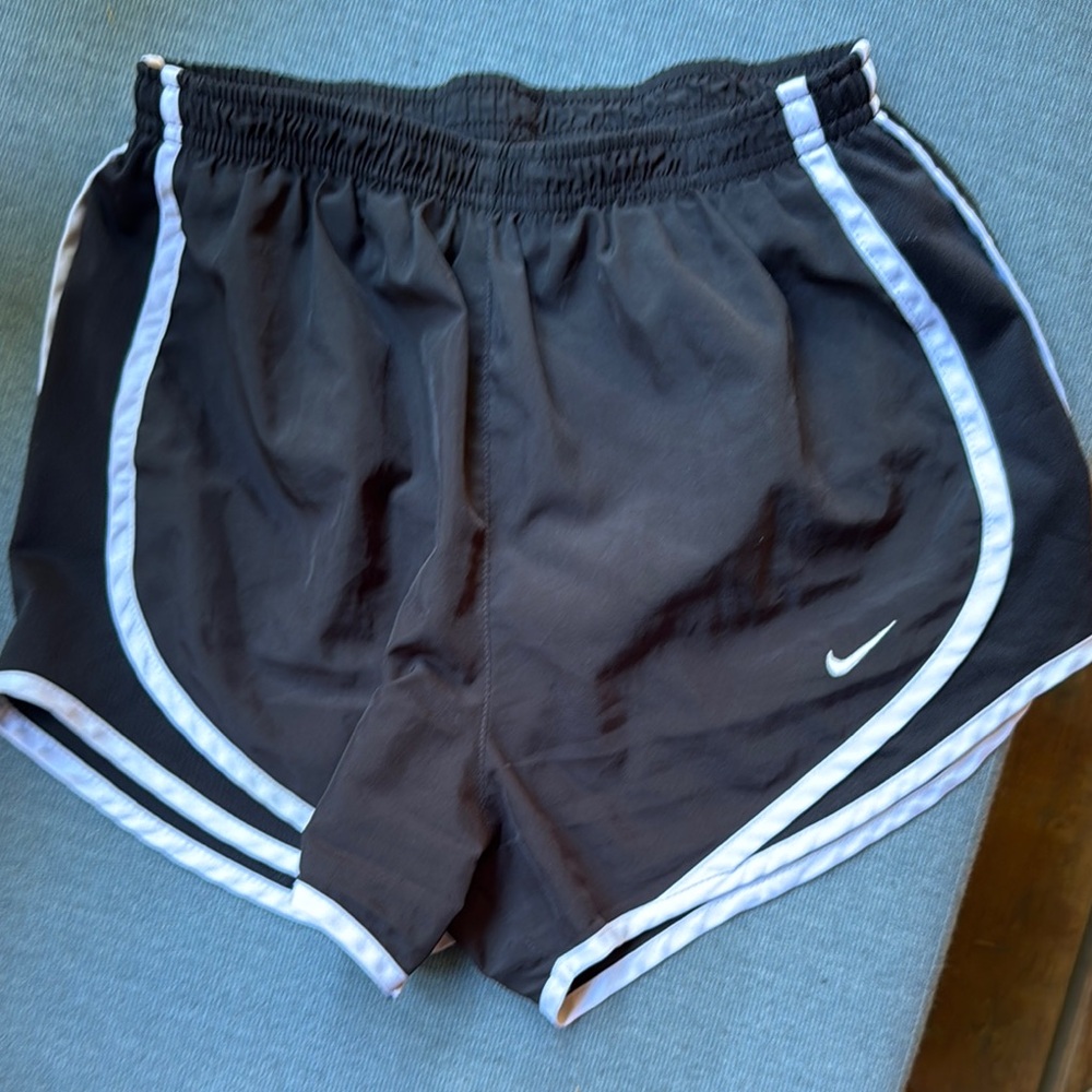 Nike Black and White Running Shorts